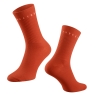 socks FORCE SNAP, orange L-XL/42-46