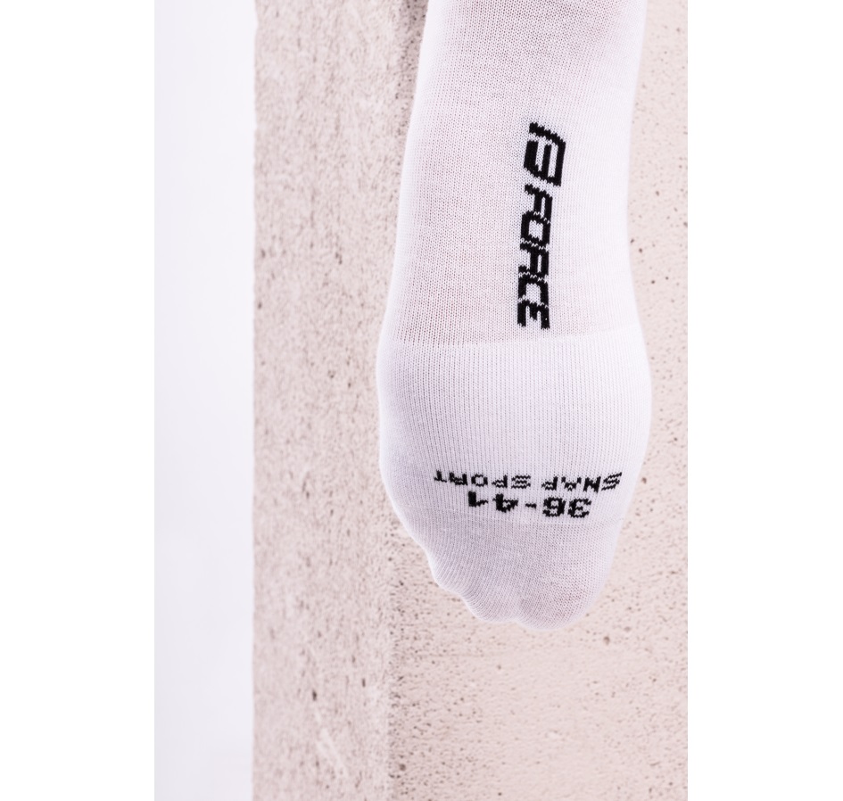 socks FORCE SNAP SPORT, white