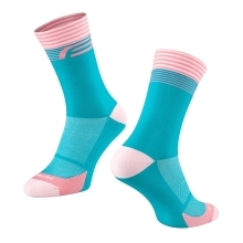 socks FORCE STREAK, blue-pink