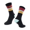 socks FORCE STRIPE long, black