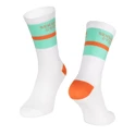socks FORCE STRIPE long, white
