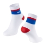 socks FORCE STRIPE short, white-blue