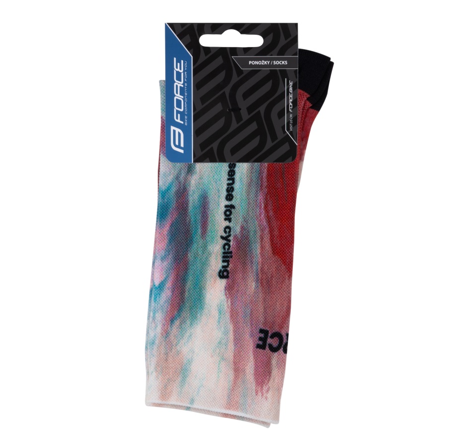 socks FORCE SUBLIME, blue-red 