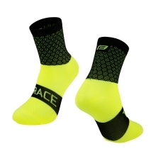 socks FORCE TRACE, black-fluo