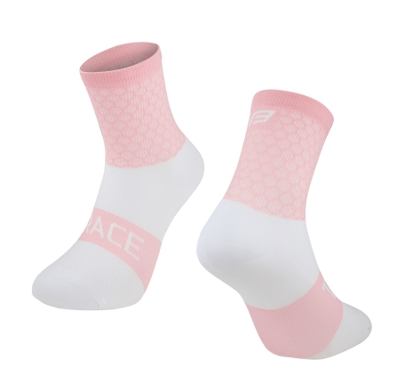 socks FORCE TRACE, pink-white