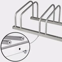 stand FORCE parking for 3 bicycles, steel, silver