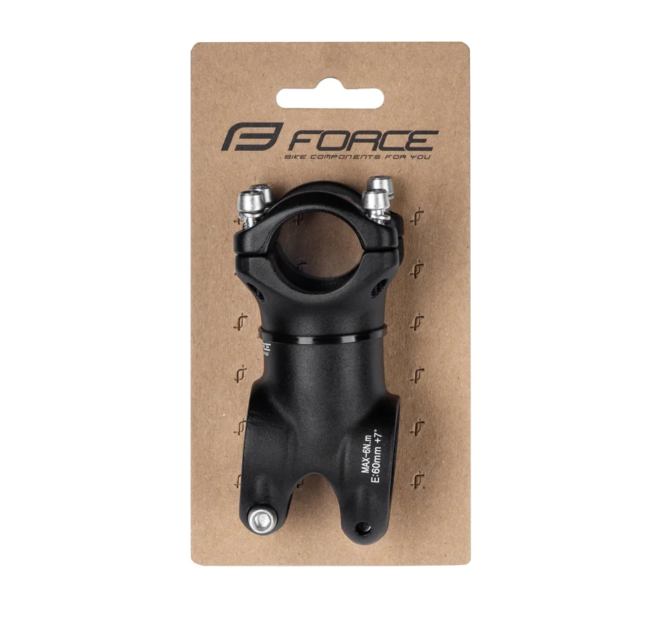 stem FORCE BASIC S4.6  25,4/60mm Al, matt black