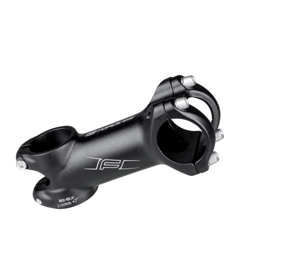 stem FORCE BASIC S4.6  31,8/100mm Al, black matt