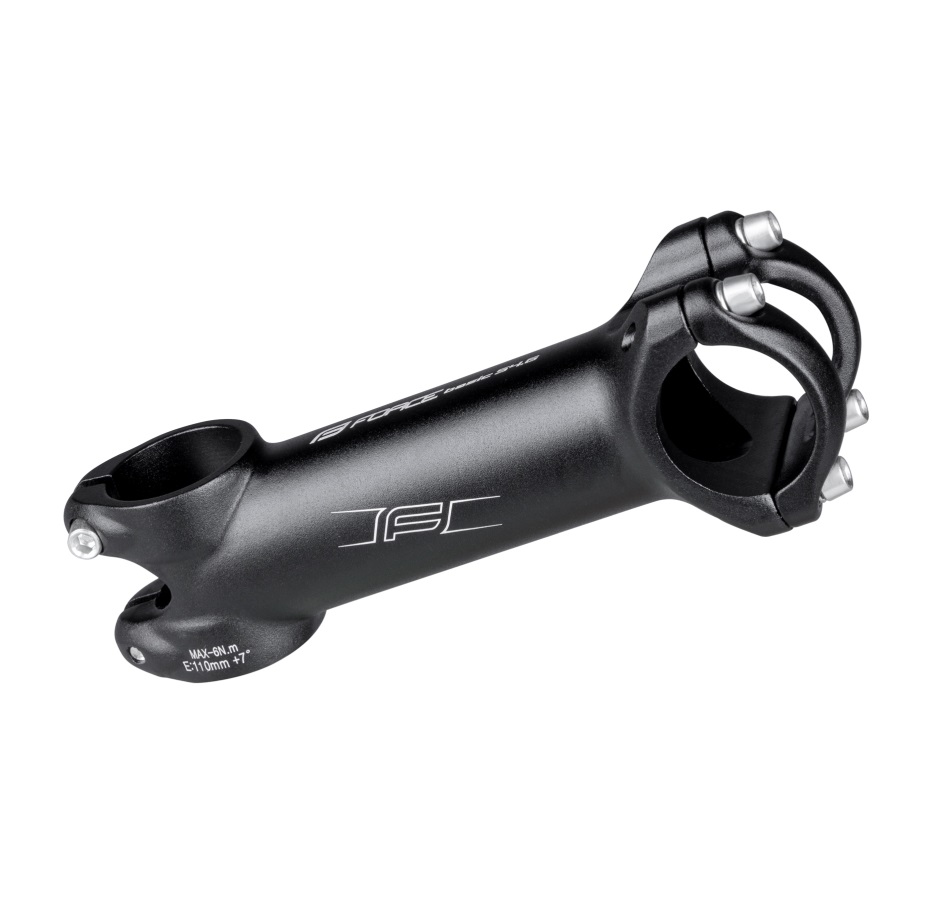 stem FORCE BASIC S4.6  31,8/110mm Al, black matt