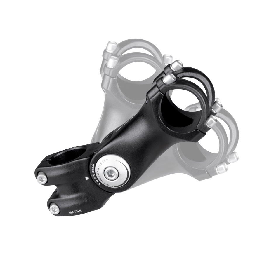 stem FORCE S6.4  31,8/125mm adjustable Al, black