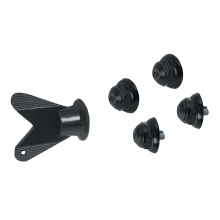 studs for MTB shoes with wrench, set of 4pc, black