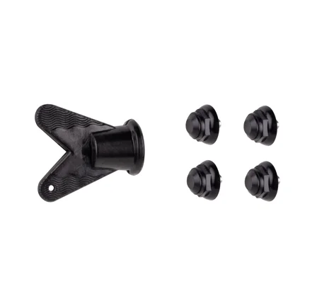studs for MTB shoes with wrench, set of 4pc, black
