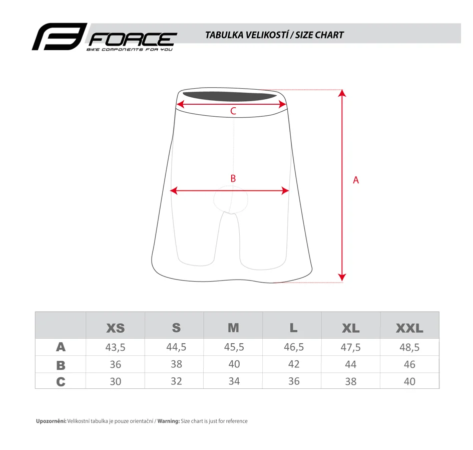 sukně FORCE DAISY do pasu s vložkou, černá 
