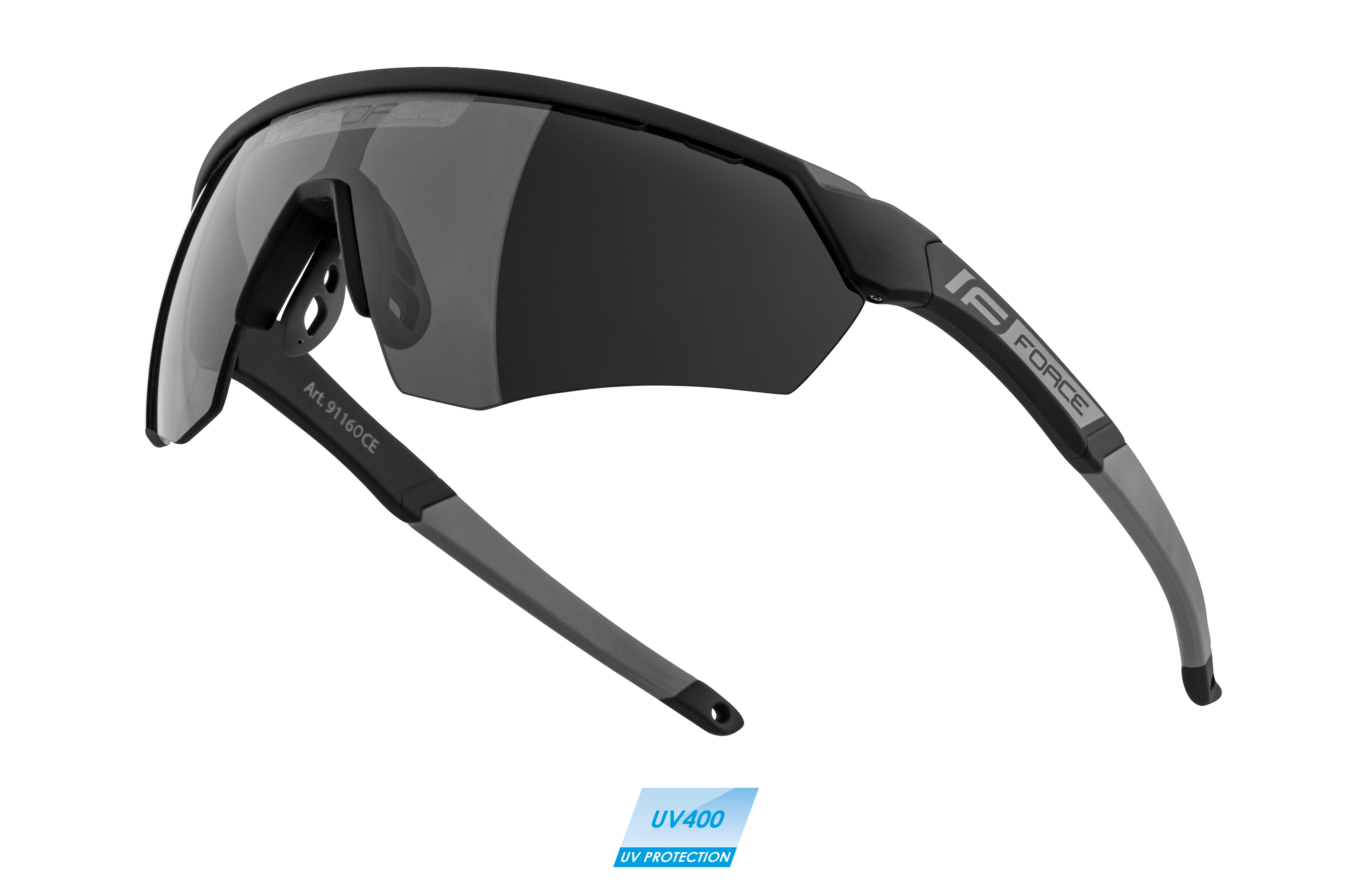 sunglasse FORCE ENIGMA blackgrey matt.,black lens Force