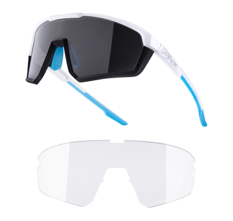 sunglasses F APEX, white-gray,contrast+photo. lens