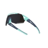 sunglasses F ARCADE,mint-blue, blk. mirr. lens