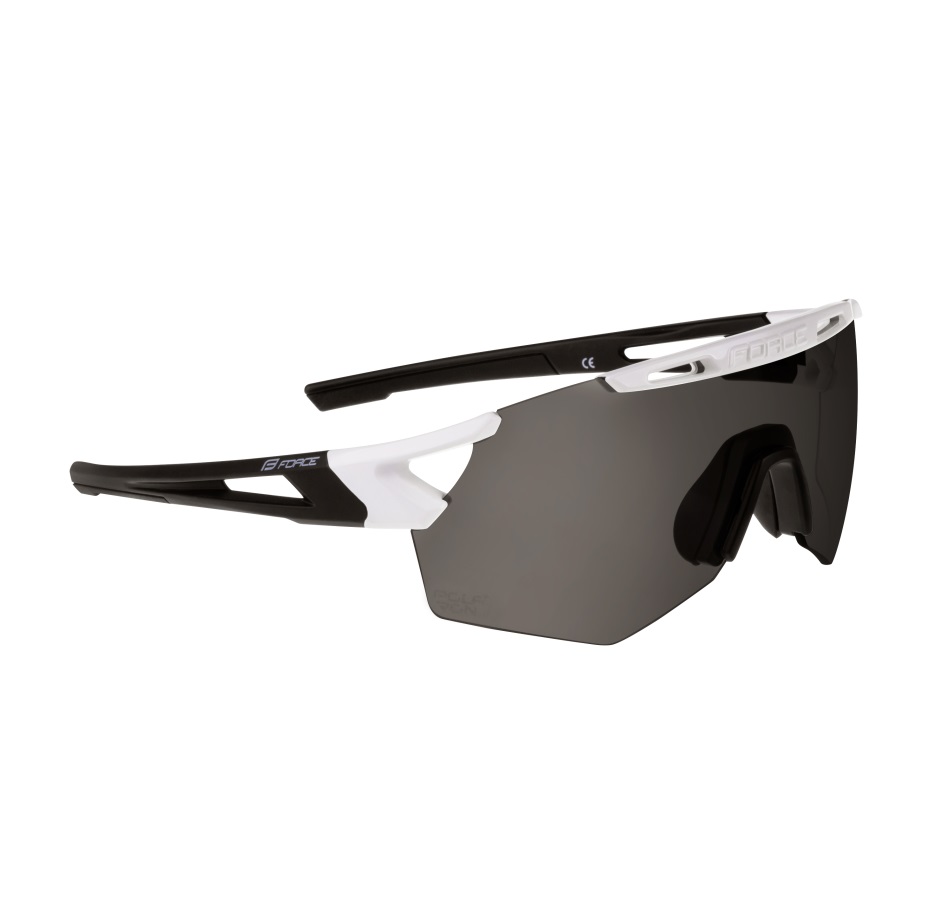 sunglasses F ARCADE,white-black,bl. polarized lens