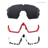 sunglasses F DRIFT black,polarized+black lens SET