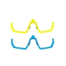 sunglasses F DRIFT fluo-black,bl. contr. revo lens