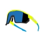 sunglasses F DRIFT fluo-black,bl. contr. revo lens