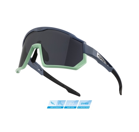 sunglasses F DRIFT stormy bl.-mint,blk cont lens