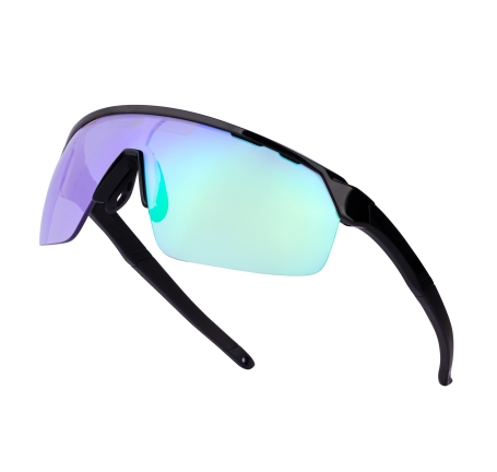sunglasses F ENIGMA PRO black, purple mirr. lens