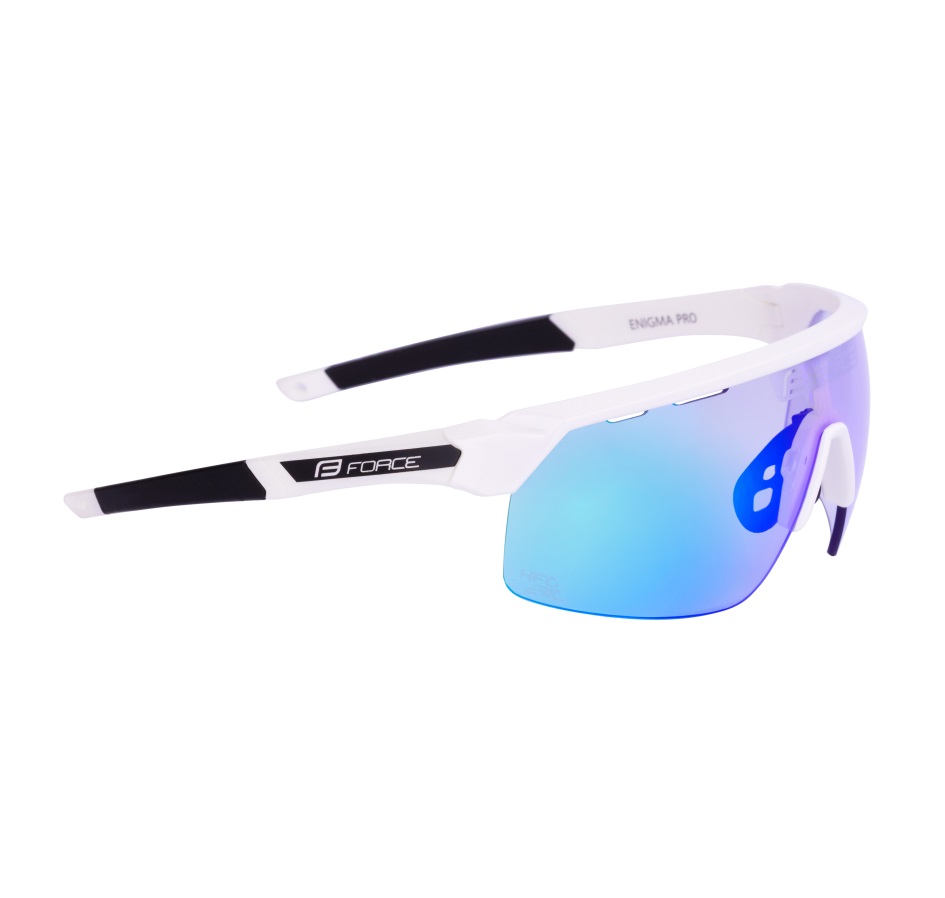 sunglasses F ENIGMA PRO white, purple mirr. lens