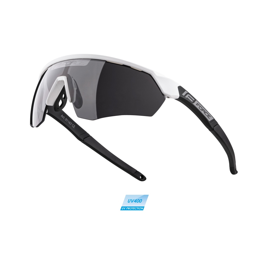 sunglasses F ENIGMA white-black matt.,black lens