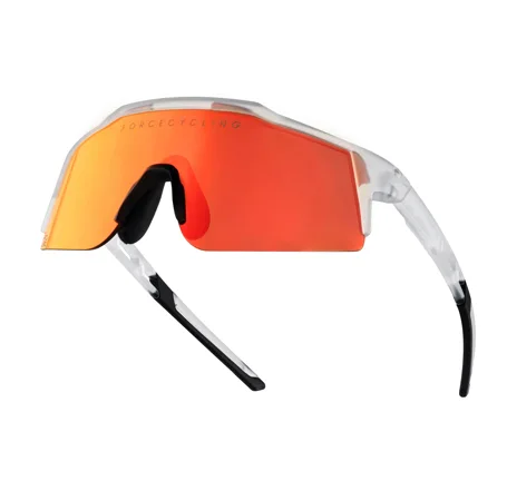 sunglasses F NITRO junior transp.,red mirr. lens