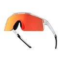 sunglasses F NITRO junior transp.,red mirr. lens