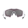 sunglasses F OMBRO PLUS white matt,blue laser lens