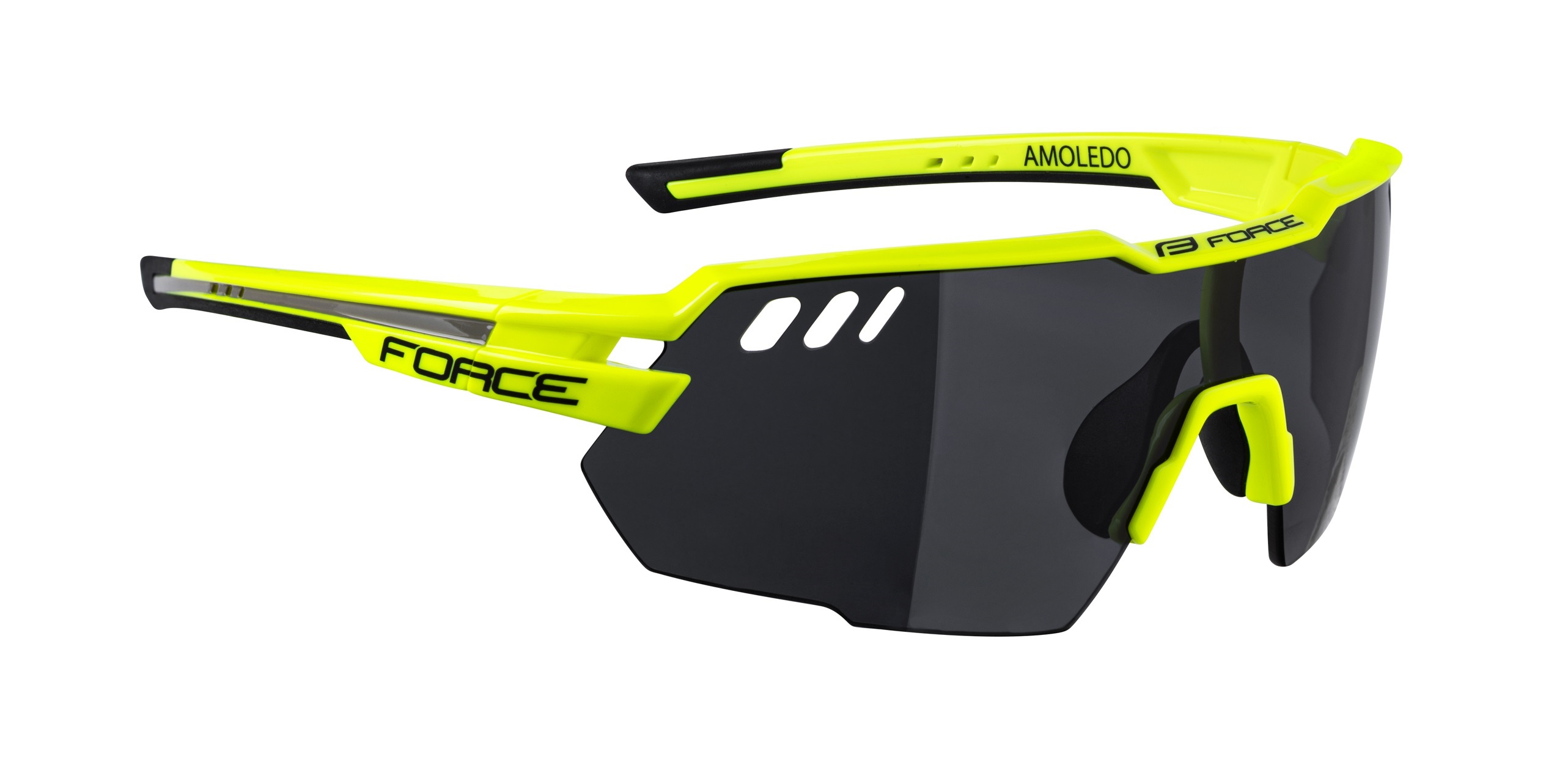 FORCE DUKE Fahrrad Sonnenbrille mit Laser Schwarze Wechsellinsen /9102x~ 