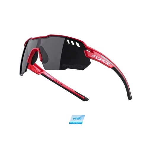 sunglasses FORCE AMOLEDO, red-grey,blk laser lens