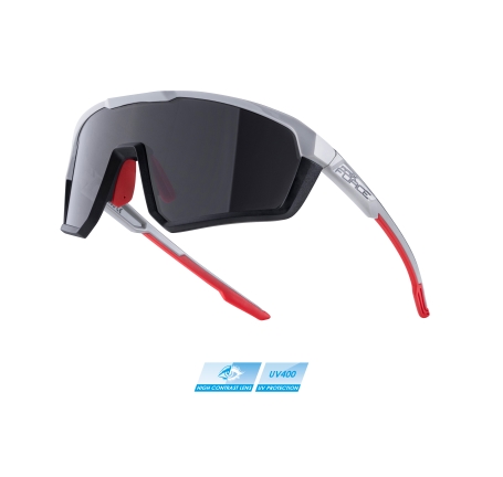 sunglasses FORCE APEX,black-grey,black contr. lens