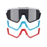 sunglasses FORCE APEX, white-gray, blk contr. lens