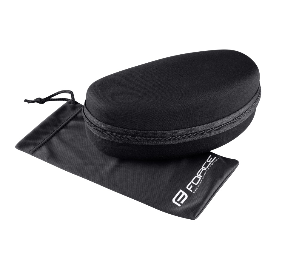 sunglasses FORCE CREED black, black mirror lens