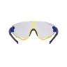 sunglasses FORCE CREED blue-fluo, photochr. lens
