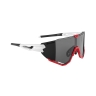 sunglasses FORCE CREED white-red,black mirror lens