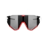sunglasses FORCE CREED white-red,black mirror lens