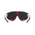 sunglasses FORCE CREED white-red,black mirror lens