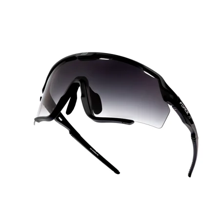 sunglasses FORCE CYCLONE black, black trans. lens