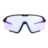 sunglasses FORCE CYCLONE black, blue photo. lens