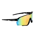 sunglasses FORCE CYCLONE black, blue-purple lens