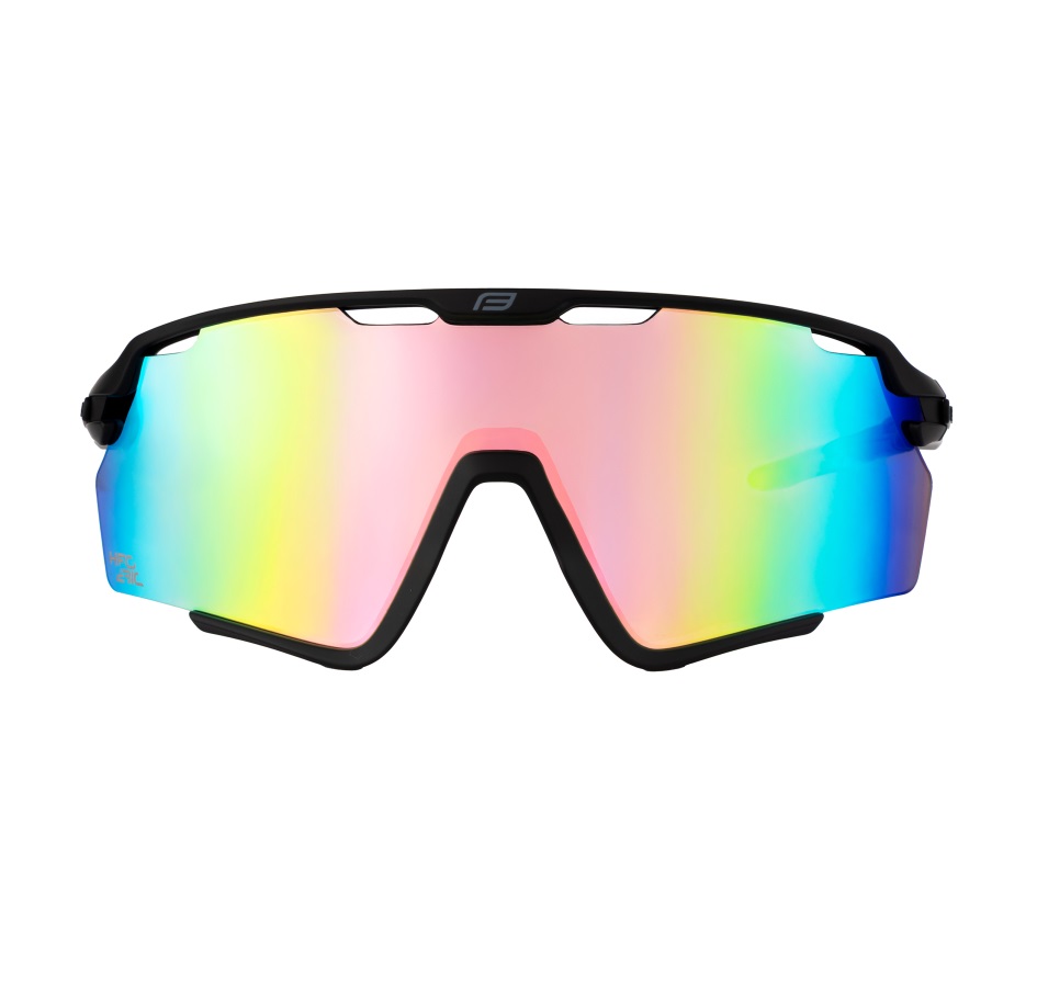 sunglasses FORCE CYCLONE black, blue-purple lens