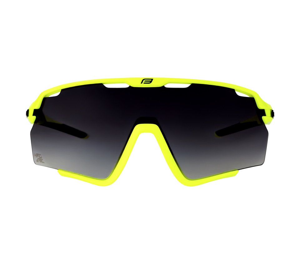 sunglasses FORCE CYCLONE black-fluo,black tr. lens