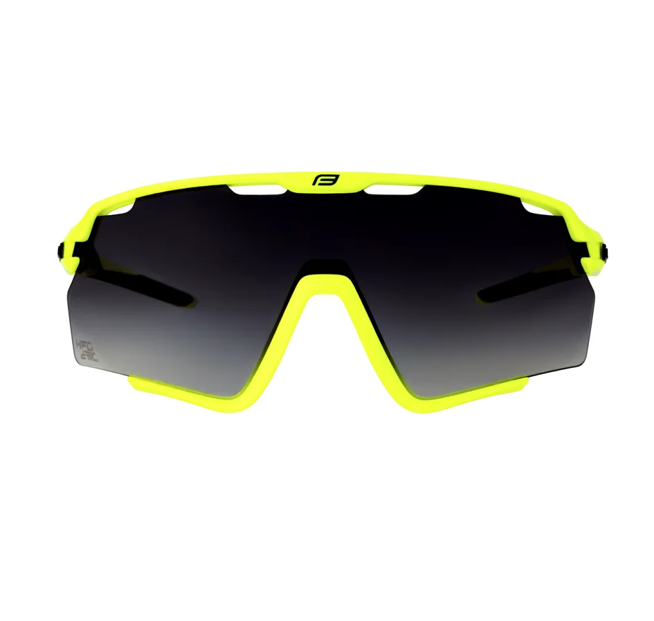 sunglasses FORCE CYCLONE fluo,black tr. lens