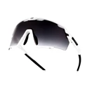sunglasses FORCE CYCLONE white, black trans. lens