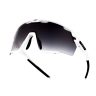 sunglasses FORCE CYCLONE white, black trans. lens