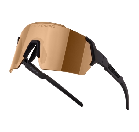 sunglasses FORCE ELECTRA black, brown mirr. lens