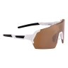 sunglasses FORCE ELECTRA white, brown mirr. lens